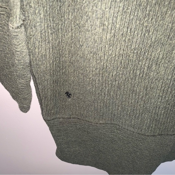 Lululemon Along the Way Dress Heathered Dark Olive M - Picture 9 of 11